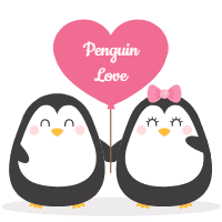 Cute valentines day animal couple collection design template for print-on-demand