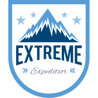 Mountain adventure badges 2 design template for print-on-demand
