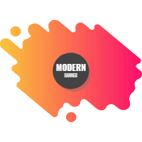 CollectioColorful Modern Banner Collection 4 design template for print-on-demand