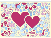 Floral envelope template 1 design template for print-on-demand