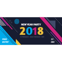 Abstract shapes banners 1 design template for print-on-demand