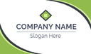 Original busines card with flat design — front side, editable business card design template for print-on-demand
