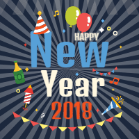 Dark blue greeting cards for new year 1 design template for print-on-demand