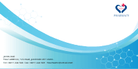 Abstract waves medical stationery design template for print-on-demand