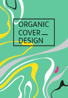 Cover template collection with organic shapes 1 design template for print-on-demand