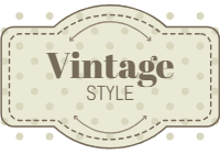 Classic set of vintage wedding badges 1 design template for print-on-demand