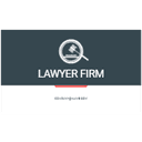 Lawyer card template — back side, editable business card design template for print-on-demand