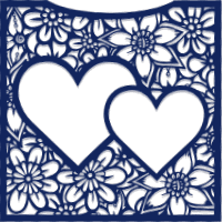 Floral envelope template 3 design template for print-on-demand