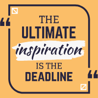 Graphic design quote with inspirational message design template for print-on-demand