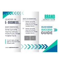 business tri fold brochure template design design template for print-on-demand