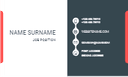 Lawyer card template — front side, editable business card design template for print-on-demand