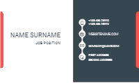 Lawyer card template — front side, editable business card design template for print-on-demand