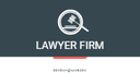 Lawyer card template — back side, editable business card design template for print-on-demand