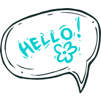 Communication Concept With Speech Bubble design template for print-on-demand