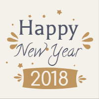 Happy new year cards with nice fonts 1 design template for print-on-demand