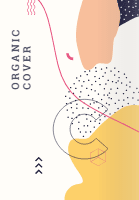 Covers collection with organic shapes 1 design template for print-on-demand