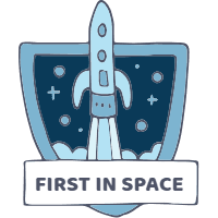 Space elements stickers 3 design template for print-on-demand