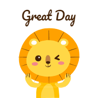 Set of nice animal cards with messages 2 design template for print-on-demand