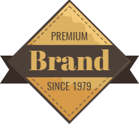 Badge collection with vintage style 7 design template for print-on-demand
