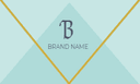 Business card with marble texture — back side, editable business card design template for print-on-demand