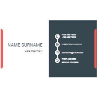 Lawyer card template design template for print-on-demand