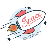 Lovely hand drawn space badge collection 1 design template for print-on-demand