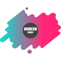 CollectioColorful Modern Banner Collection 6 design template for print-on-demand