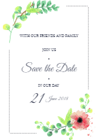 Wedding-card-invitation-with-floral-style-2 design template for print-on-demand