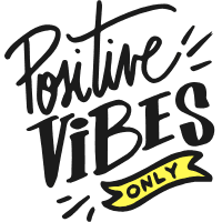 Lettering background with inspirational message design template for print-on-demand