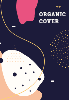 Covers collection with organic shapes 3 design template for print-on-demand