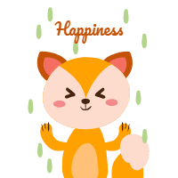 Set of nice animal cards with messages 6 design template for print-on-demand