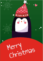 Pack-of-three-colorful-banners-with-christmas-characters design template for print-on-demand