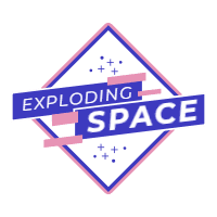 Space elements stickers 3 design template for print-on-demand