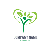Ecology logos collection 8 design template for print-on-demand