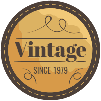 Badge collection with vintage style 6 design template for print-on-demand
