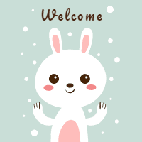 Set of nice animal cards with messages 3 design template for print-on-demand