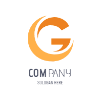 Pack of letter g logos 2 design template for print-on-demand