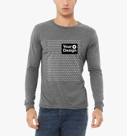 Unisex Jersey Long Sleeve Tee ( Bella+Canvas 3501) thumbnail 4