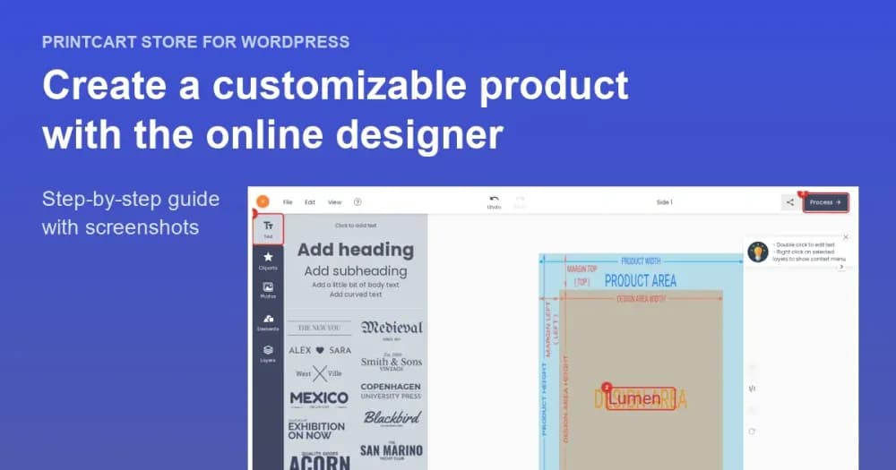 Cover: Create a Customizable Product with the Online Designer in WooCommerce