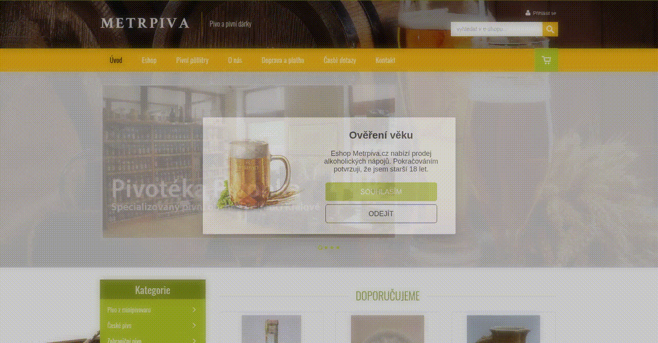 Optimized Online Ordering for Brewery Merchandise and Personalization - project preview