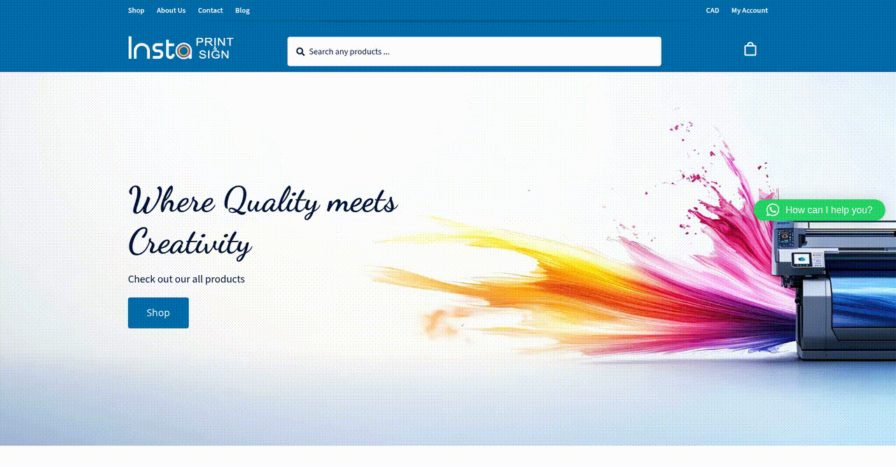 Improving the Online Ordering Journey for Custom Print Products - project preview