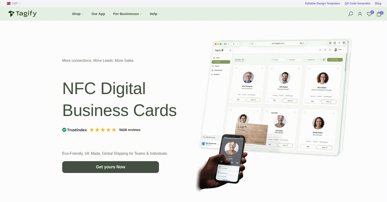 Transforming Ordering Flow for Personalized NFC Tag Products - project preview