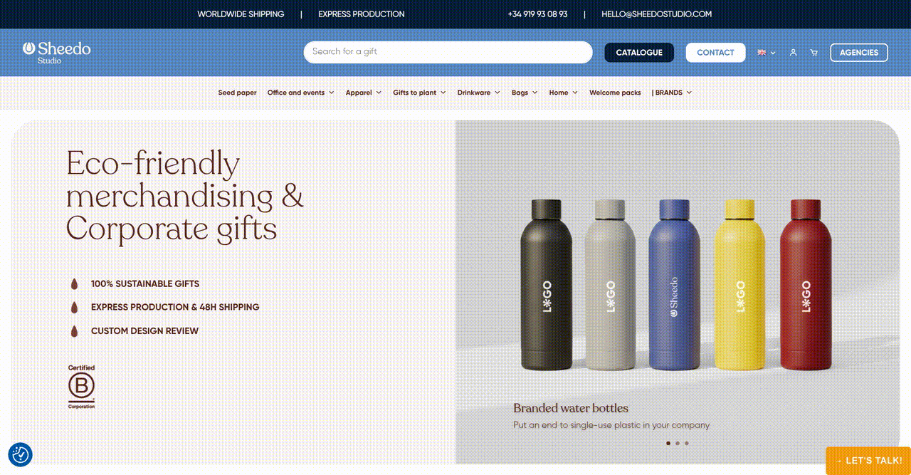 Enhancing Online Portfolio and Ordering Flow for Custom Merchandise - project preview