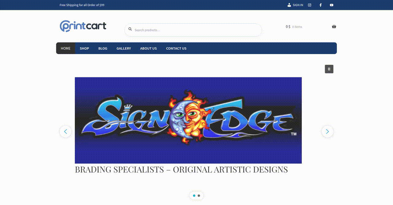 Improved Online Ordering Experience for Custom Print Products - project preview
