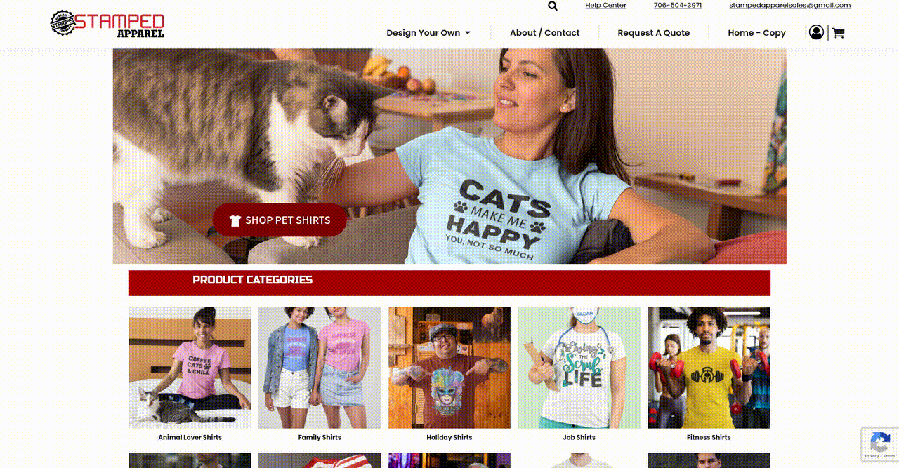 Transformation of Online Ordering Solutions for a Custom Apparel Business - project preview
