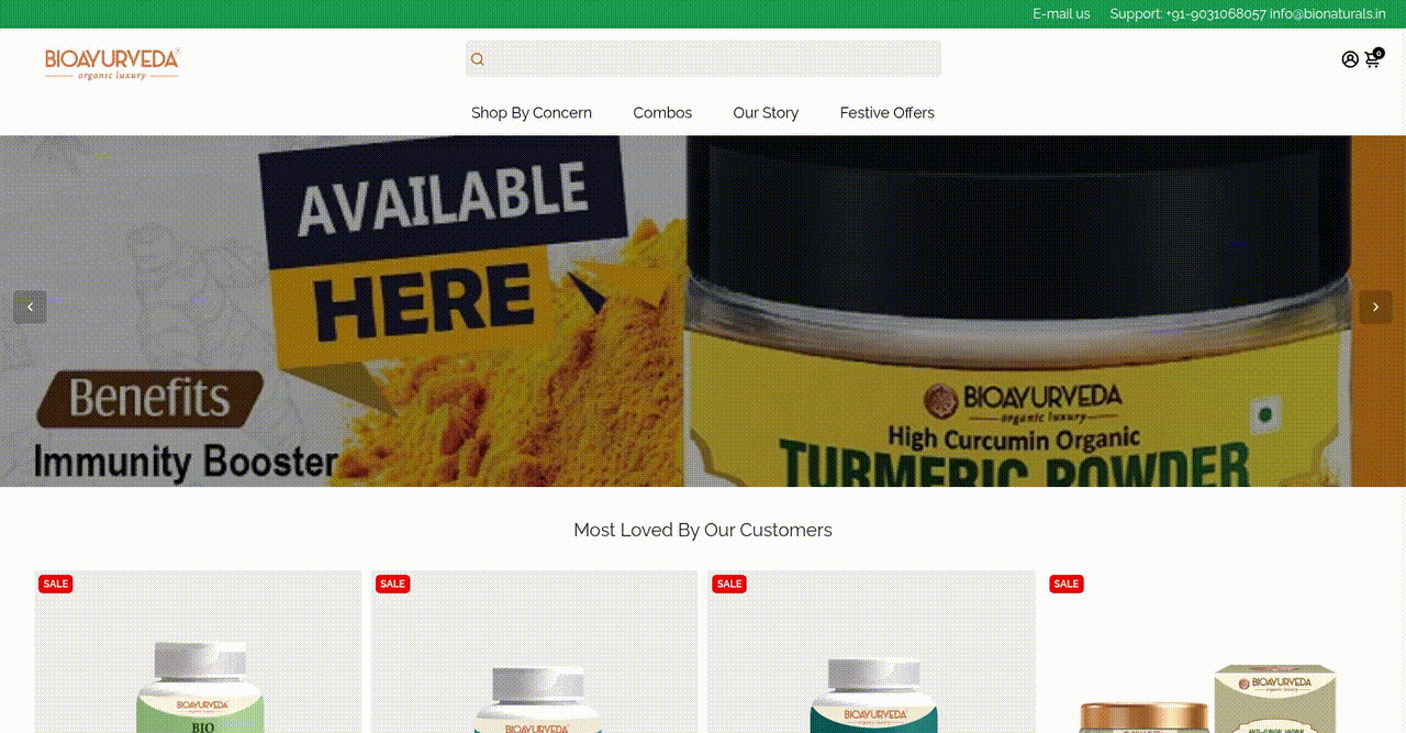 Enhancing Online Ordering Experience for Personal Care and Ayurvedic Products - project preview