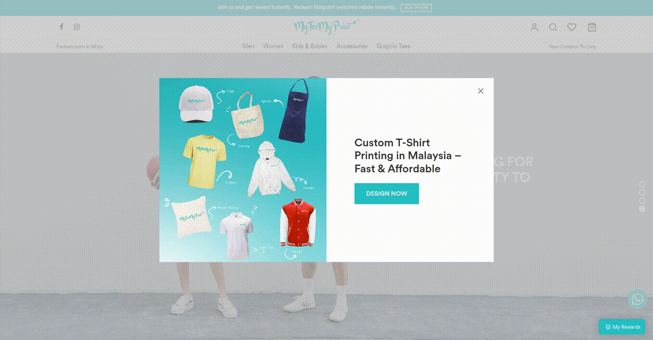 Custom Apparel Solution Streamlining Ordering and Design Experience - project preview