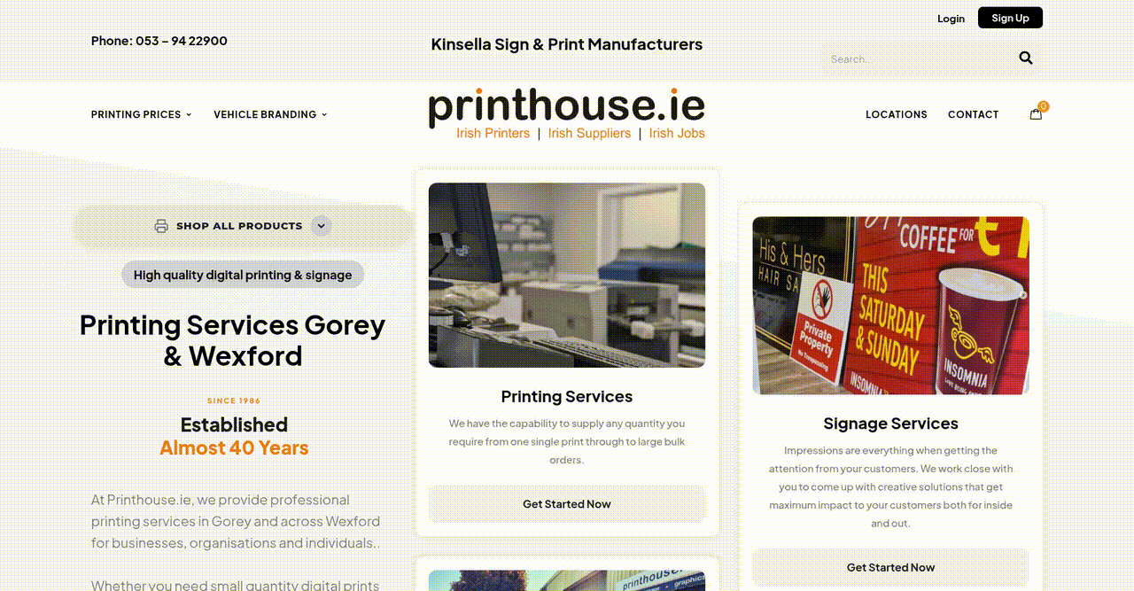 Optimized Online Platform for Custom Print Services Enhancing User Experience - project preview