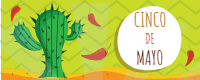 Set of cinco mayo banners with traditional mexican elements 1 — front side, editable banner design template for print-on-demand