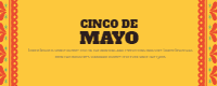 Set of cinco mayo banners with traditional elements 1 — front side, editable banner design template for print-on-demand